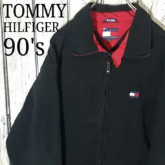 90's TOMMY HILFIGER ダブルポケットフリースジャケット XL