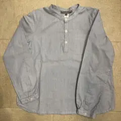 Bonpoint ボンポワンストライプ 長袖シャツ 8号