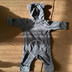 コムサ　フード付きロンパース 50-80cm