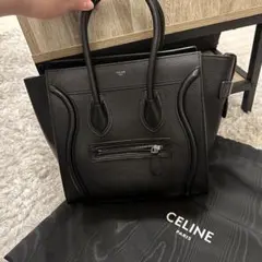 【超美品】CELINE ラゲージマイクロ　ブラック