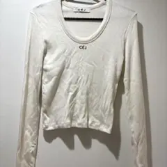 CEJ トップス 長袖 韓国 リブトップス