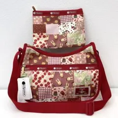 レスポートサック ピンクハウス パッチワーク ショルダーバッグ ポーチ 2点