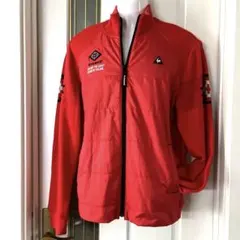 ルコックゴルフ　ニットジャケット　LL メンズ　オルテガ柄　エスニック　美品