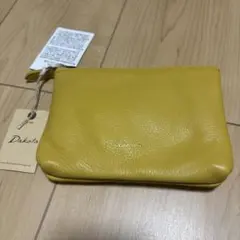 Dakota ダコタ レザーポーチ イエローのサムネイル