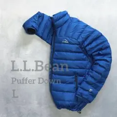 L.L.Bean DownJacket L Blue 650FP Y2K 00s