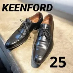 KEENFORD ケンフォード 革靴 Uチップ ブラック 25