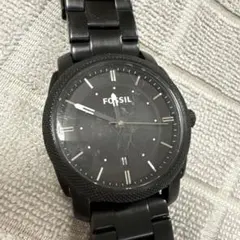 フォッシル（Fossil）のMachineブラックステンレススチールウォッチ