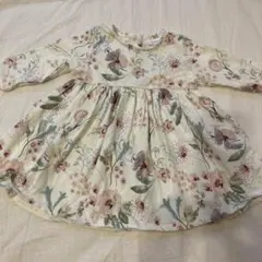 ワンピース next baby 花柄 3ヶ月 長袖
