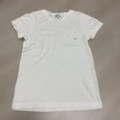 hakka kids ハートフリル 半袖Tシャツ ホワイト140-150cmのサムネイル