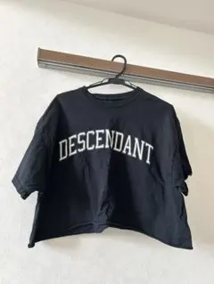 【descendant】 ディセンダント CUT OFF SHORT Tブラック
