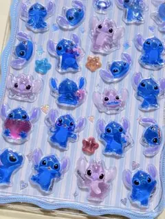 リロアンドスティッチ☆３D立体シール