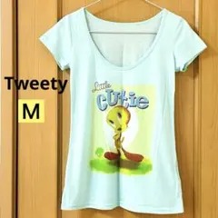 【Looney Tunes】トゥイーティー 半袖Tシャツ M ミントグリーンのサムネイル