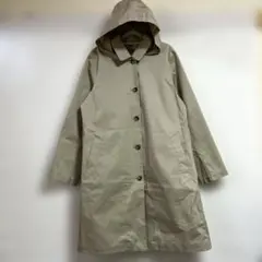 UNIQLO ユニクロ　ブロックテックステンカラーコート　L　フード付　ベージュ