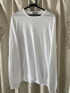 【未使用】JOHN SMEDLEY ニット ホワイト XLのサムネイル
