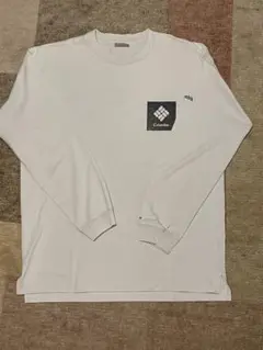 Columbia コロンビア 長袖Tシャツ ロンT Lサイズ ホワイト