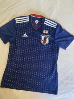 【美品】日本代表 2018 W杯モデル ユニフォーム アディダス L サッカー