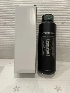 スターバックスPORTER リサイクルステンレスボトル　マットブラック591ml