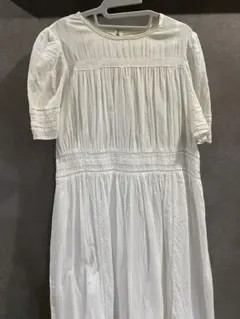 【春服】Ungrid 白ワンピース