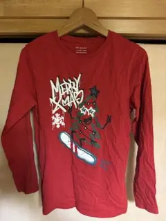 最安値美品送料無料PRIMARK長袖Tシャツ クリスマスデザインレッド146cm