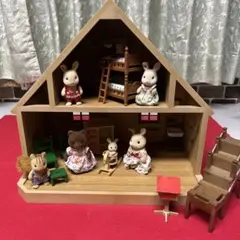 シルバニアファミリー 初期　ハウス 人形 家具セット　日本製