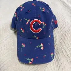 シカゴ・花柄の カブスの野球帽 Chicago Cubs Hatのサムネイル