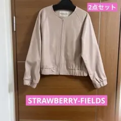 お値下げ☆STRAWBERRY-FIELDSレザー・トレンチジャケット2点セット