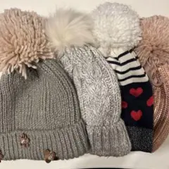 ギャップキッズ　ニット帽4点セット