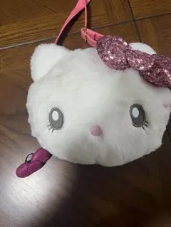 ユニバ キティ ポシェット リング リボン