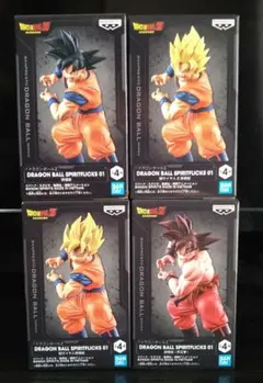ドラゴンボールZ DRAGONBALL SPIRITFLICKS孫悟空4種セット