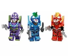 レゴ互換 ミニフィグ3体 エヴァ