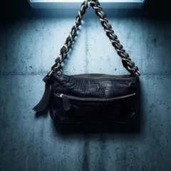 00s archive grunge shoulder bag leather