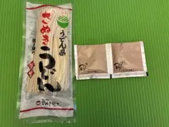 【2/20迄】讃岐うどん＆めんつゆセット　半生　300g