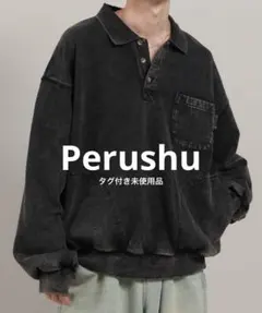 タグ付き未使用品★ ヘビーウェイトダブルポケットポロスウェットのサムネイル