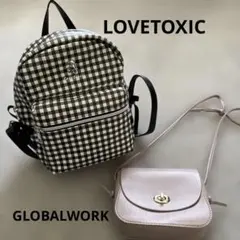 LOVETOXICリュック　GLOBALWORK ショルダーバッグ まとめ売り