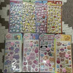 1点限定！肉球シール4枚&パンダシール4枚セット