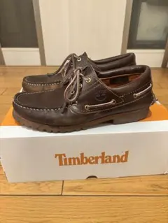 箱付き新品級】Timberland 3eye ブラウン 27cm - メルカリ