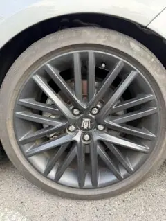 クラウンRsホイール 美品 ブラックスパッタリング】トヨタ 220 クラウン RS 純正 18インチ