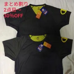 チャンピオン Tシャツ 2枚組　メンズ M　吸汗速乾　ドライ　クルー V ネック