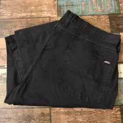 ビンテージ　古着　Dickies ディッキーズ　ブラック　ワークチノ　パンツ