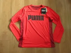 未使用　サイズ150★PUMA　プーマ　長袖Tシャツ 150 赤 スポーツシャツ