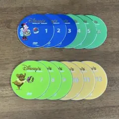値下げ中！Disney World of English DVD 12枚 英語 - メルカリ