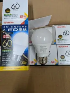 TOSHIBA LED電球 LDA7N-G/60W/2 10個セット