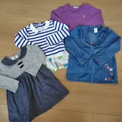 ワンピース等　秋セット　90サイズ 　おまけ付き