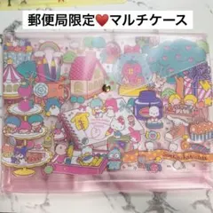 サンリオ　郵便局限定　マルチケース　ハローキティ　A5サイズ　手帳　収納　ポーチのサムネイル