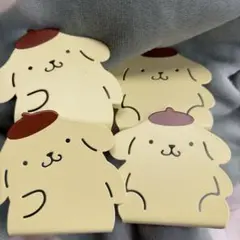 サンリオ ポムポムプリン セリア ブックスタンド 4点セット 匿名発送