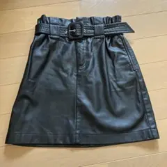 ZARA レザースカート　XS
