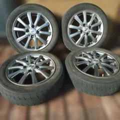 2️⃣ ダイハツ14インチ ホイール グロスブラック塗装 155/65R14美品2本 2️⃣ 14インチ スチールホイール グロスブラック塗装 155/65R14美品2