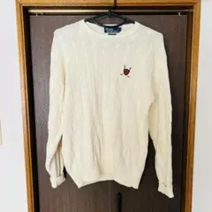【MZK0311】ポロラルフローレン セーター コットン Lサイズ メンズ 男性