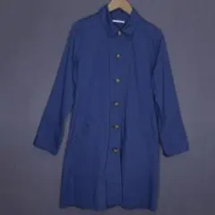 RETRO GIRLレトロガール青いコットンロングコート