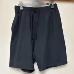 GU メンズ　ショートパンツ サイドポケット付き　黒　M